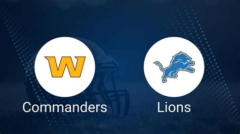 Commanders vs Lions Money Line Jan.